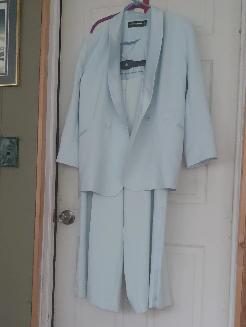 Gabrielle Union Light Green Women's Blazer & Trouser Suit 2 Piece Set XL NEW